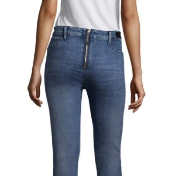 rta Gypsy Distressed Two Tone Skinny Jeans Size 29 - Picture 3 of 12